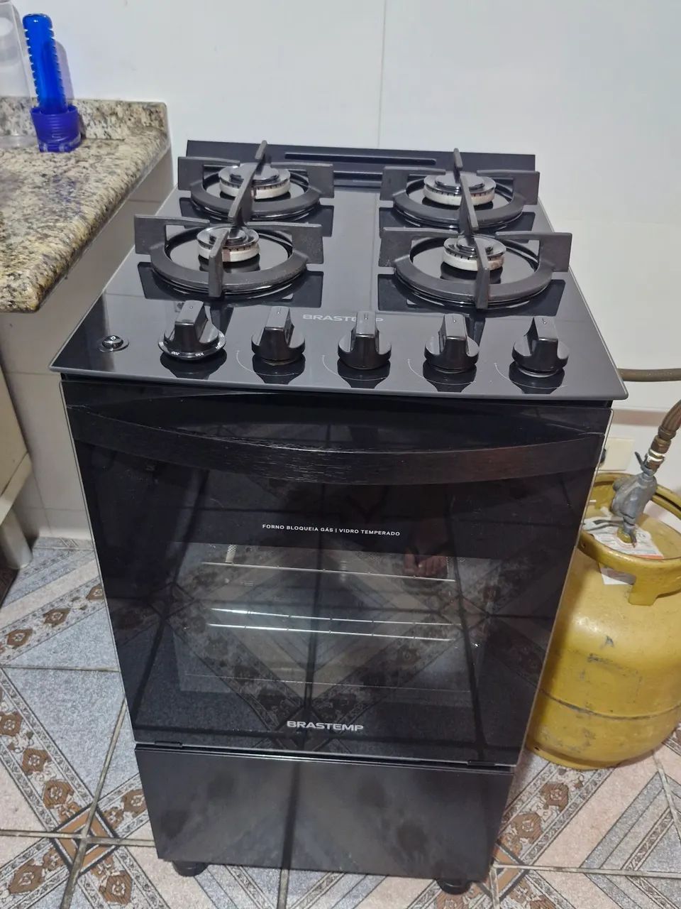 Fogão Brastemp mesa de vidro temperado  - Foto 3