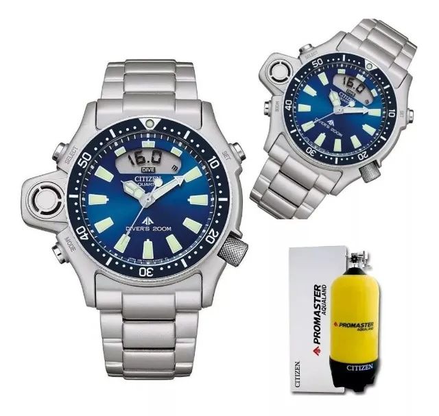 Relógio Citizen Aqualand Promaster Jp2000-67l Azul NOVO