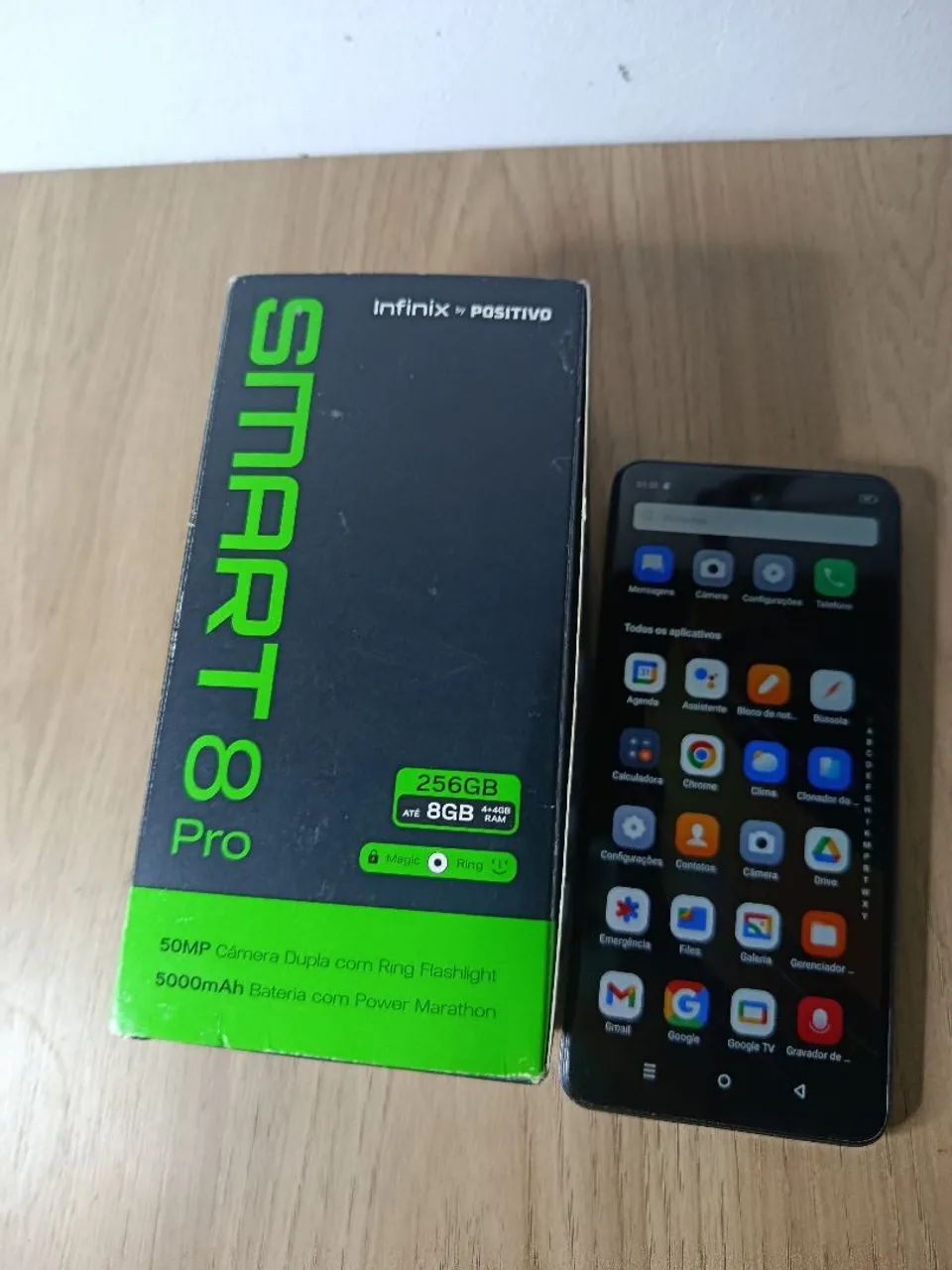 Infinix smart 8 pro 256gb bem conservado  - Foto 4