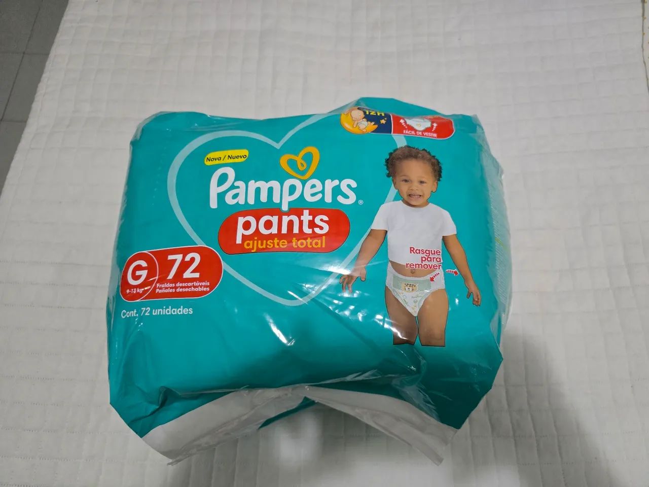 Fralda Pampers Pants G Ajuste Total - Foto 3