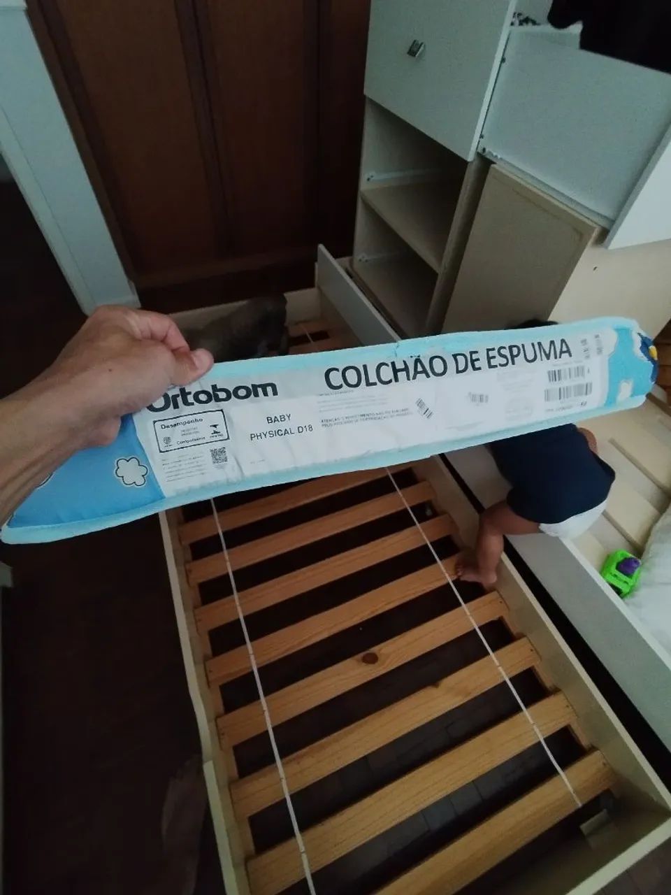 Berço multifuncional com colchão infantil. Marca DIVICAR. - Foto 5