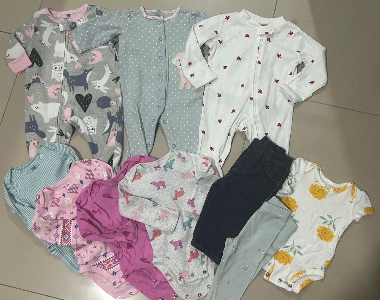 Lote Carters menina 