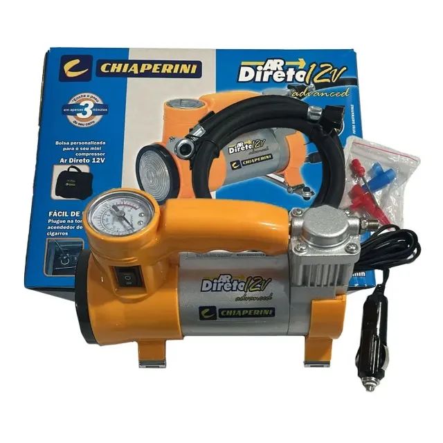 Mini Compressor De Ar Direto Automotivo 12v Advanced Chiaperini - Foto 3