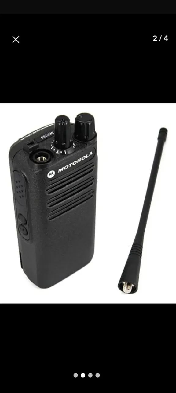 Rádio dep250 UHF Motorola novo completo preço de revenda chama no WhatsApp  - Foto 3