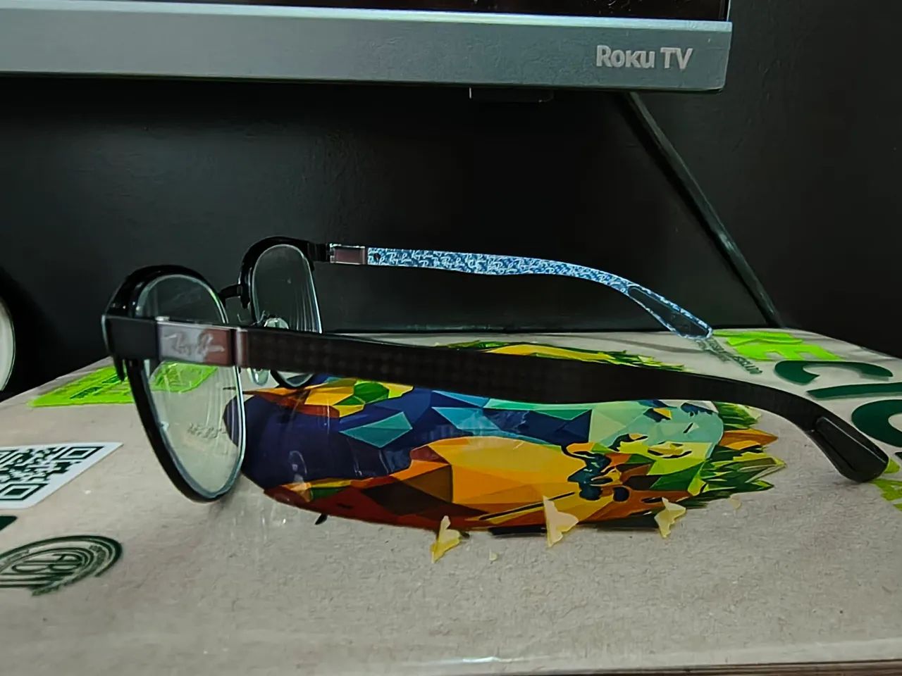 ARMAÇÃO RAYBAN AZUL - Foto 3