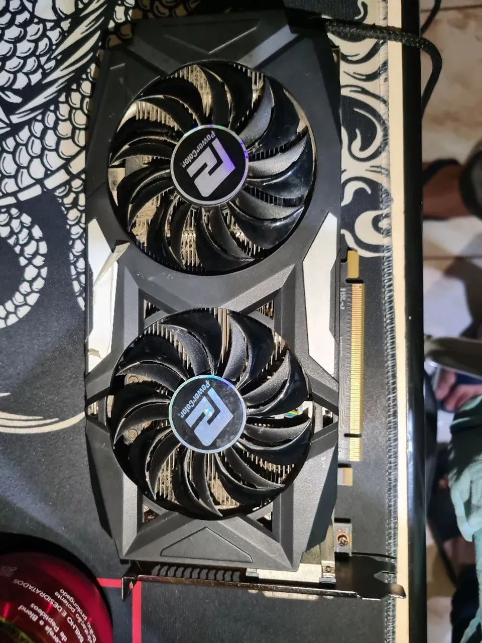 Vendo placa de video Rx 470 4gb power collor