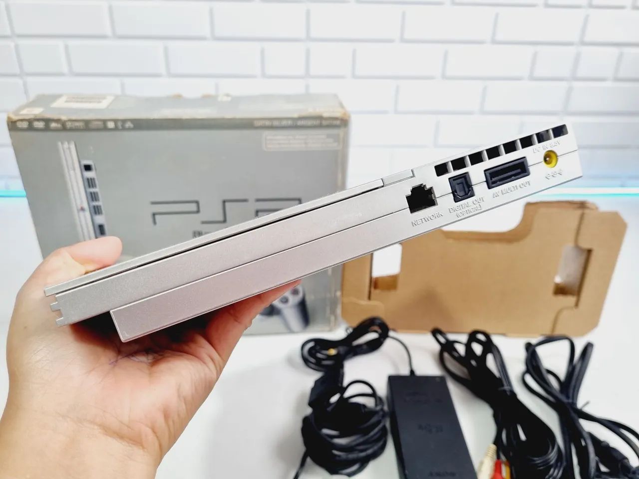 J105- PS2 SLIM PRATA - Foto 4