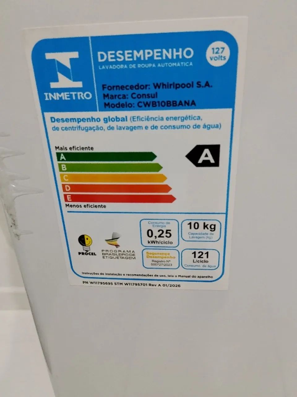 Maquina de lavar Consul 10kg - Foto 4