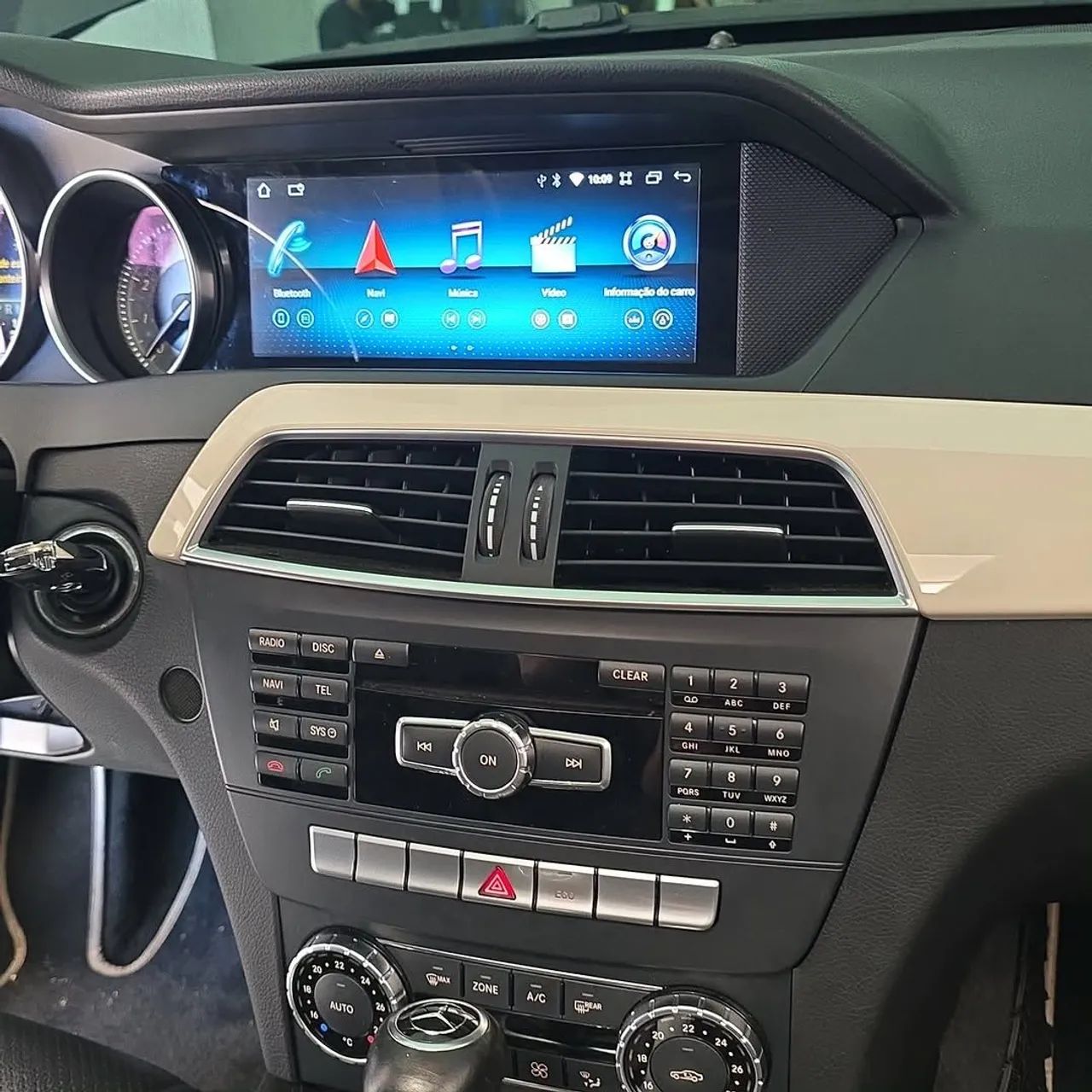 Multimídia Android Mercedes c180 c200 c250  - Foto 4