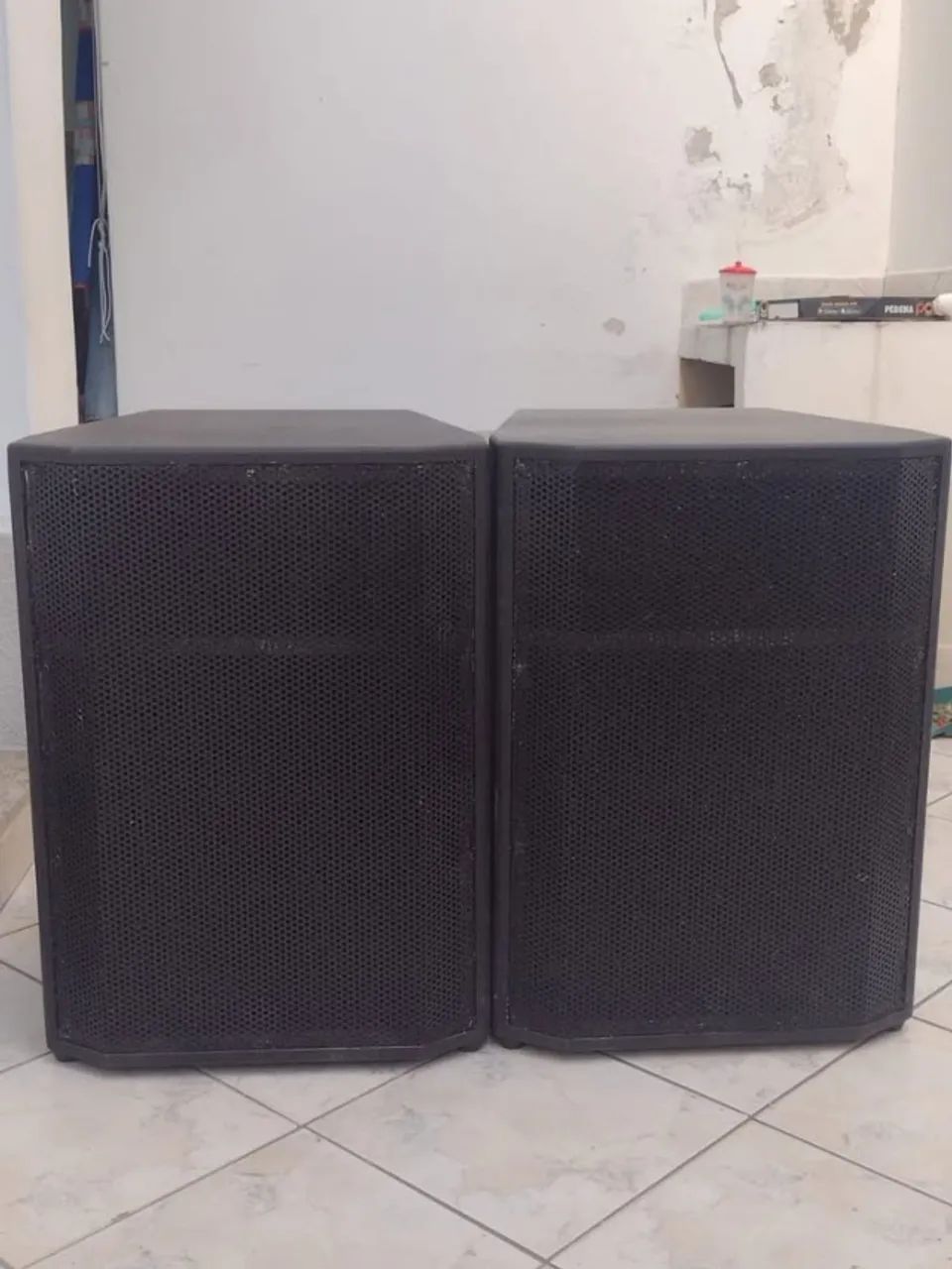 CAIXA DE SOM PROFISSIONAL DUAS VIAS 15 POLEGADAS 500WRMS