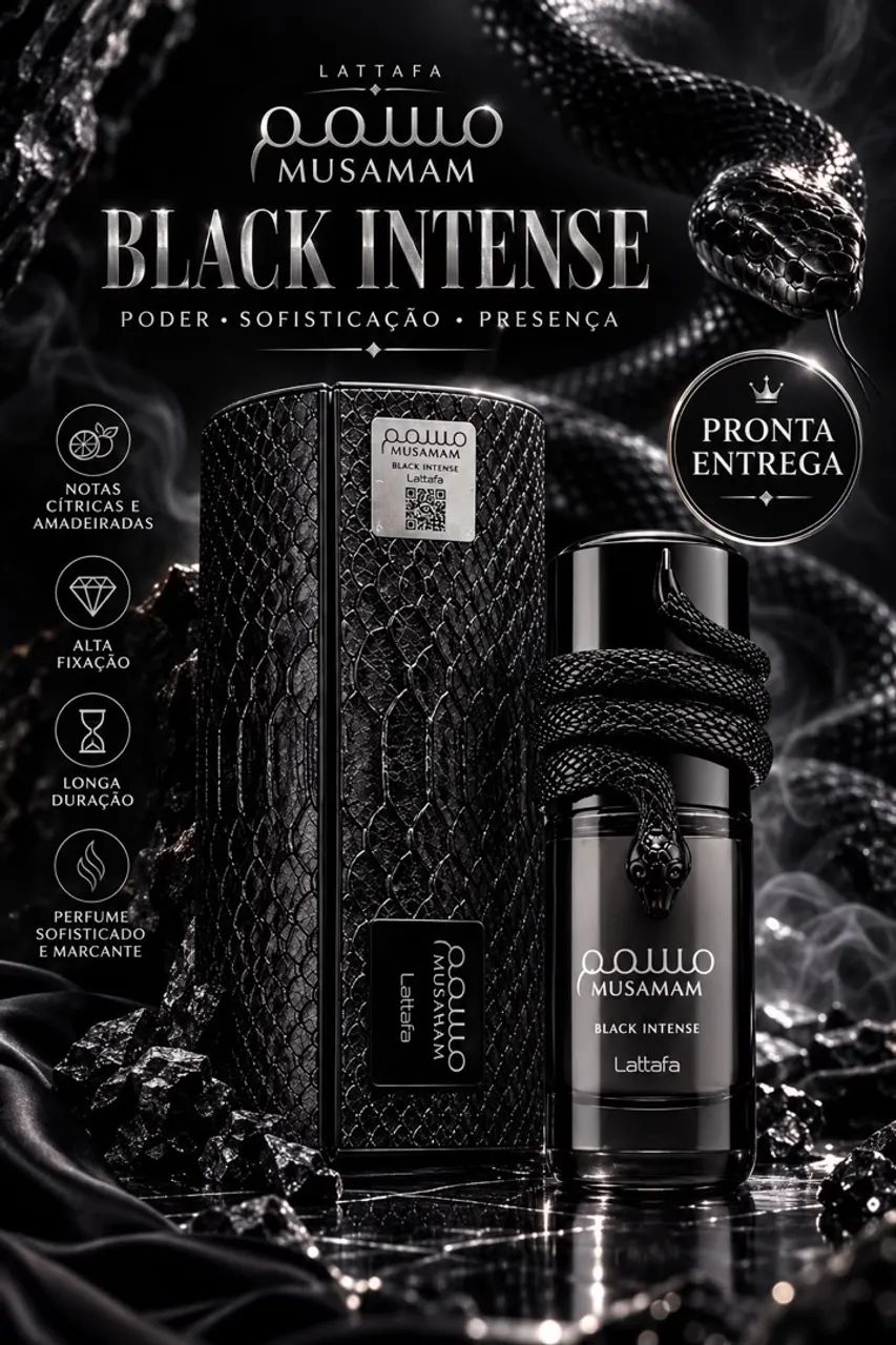Perfume Musamam Black intense original - Foto 3