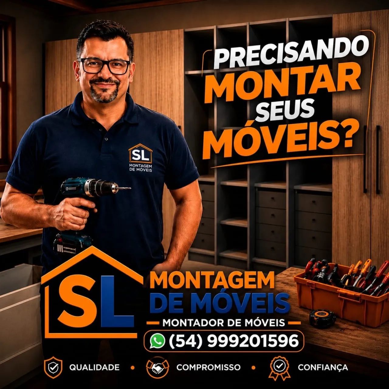 Montador de Móveis e instalações 