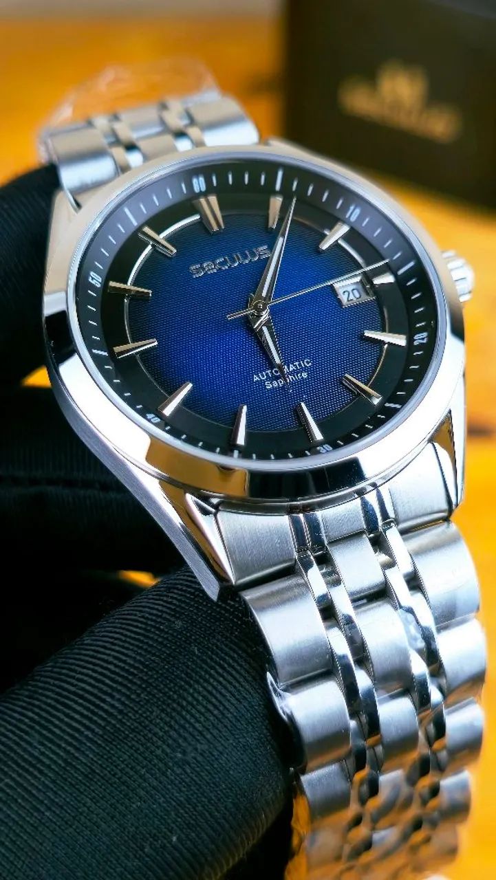 Relógio Seculus Automatic 40mm prata 2026 - Foto 5