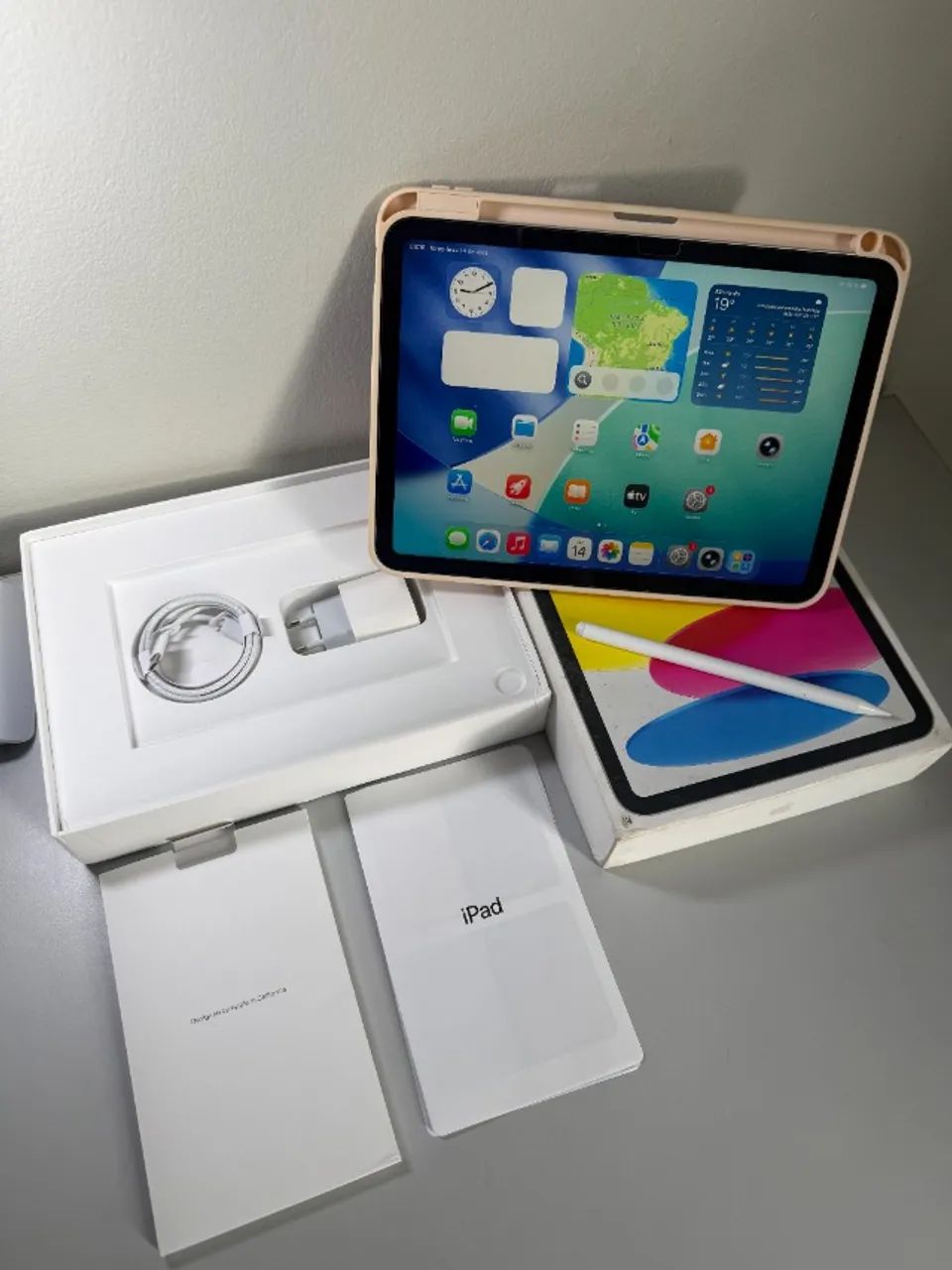 iPad 10 64GB Silver + Pencil - OLX Pay - Parcelo em 12x - Tablets