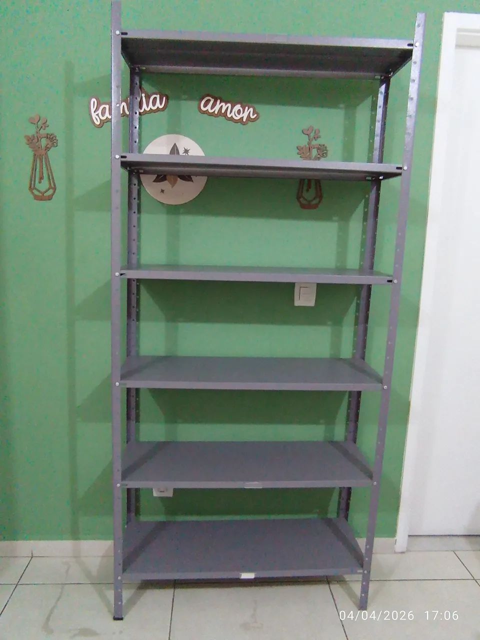 Estante de aço com 6 prateleiras - Foto 5
