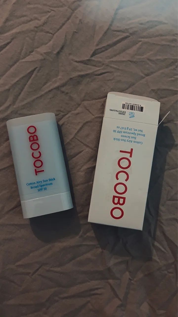 Protetor Solar em Barra Tocobo Cotton Sun Stick Spf50+