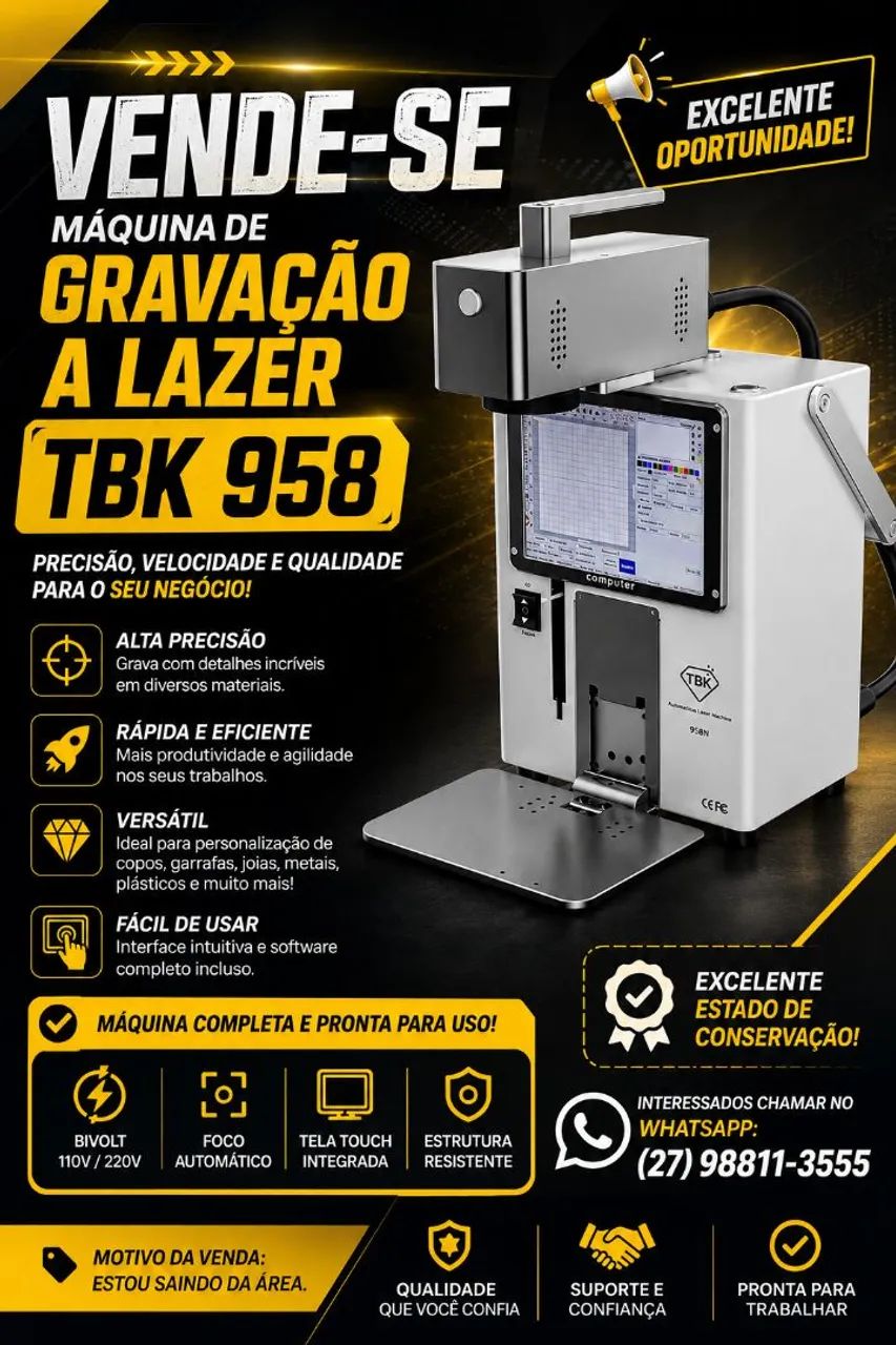 Tbk 958 máquina de gravação 