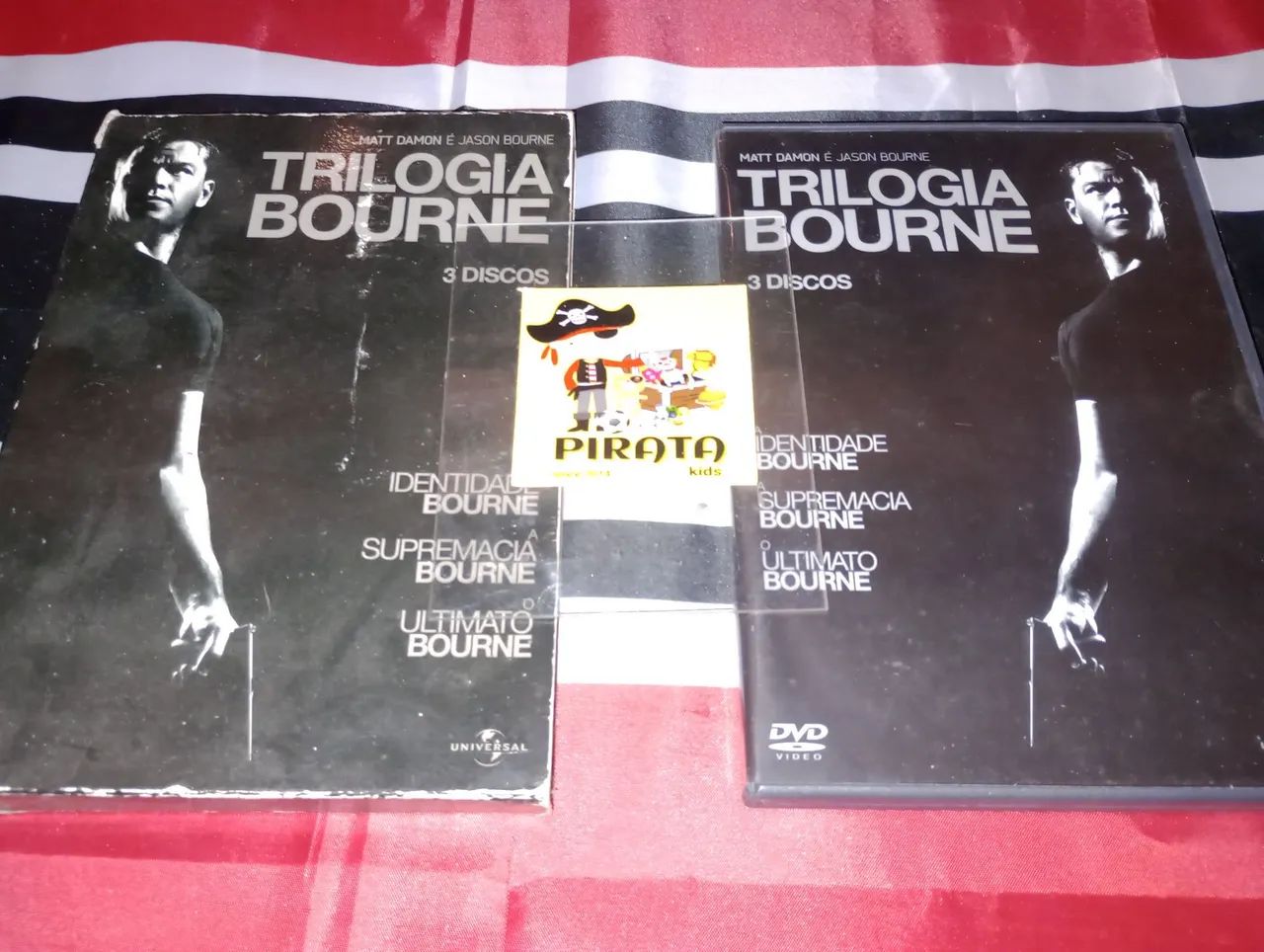DVD Trilogia Bourne 3 discos bom estado Box - Foto 3