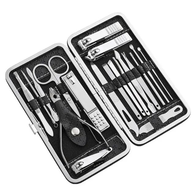 Kit Manicure 19 peças com Estojo