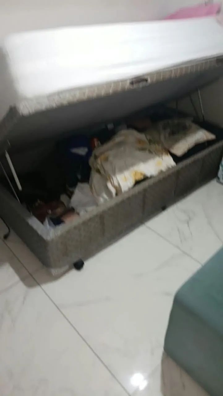 Cama box com baú e colchão - Foto 3