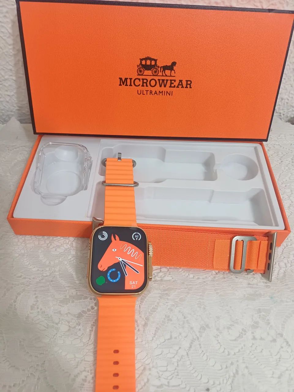 Smartwatch ultra com pulseira Extra  - Foto 5