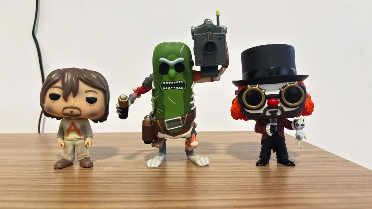 3 Funkos Pop Originais - Baixo Custo