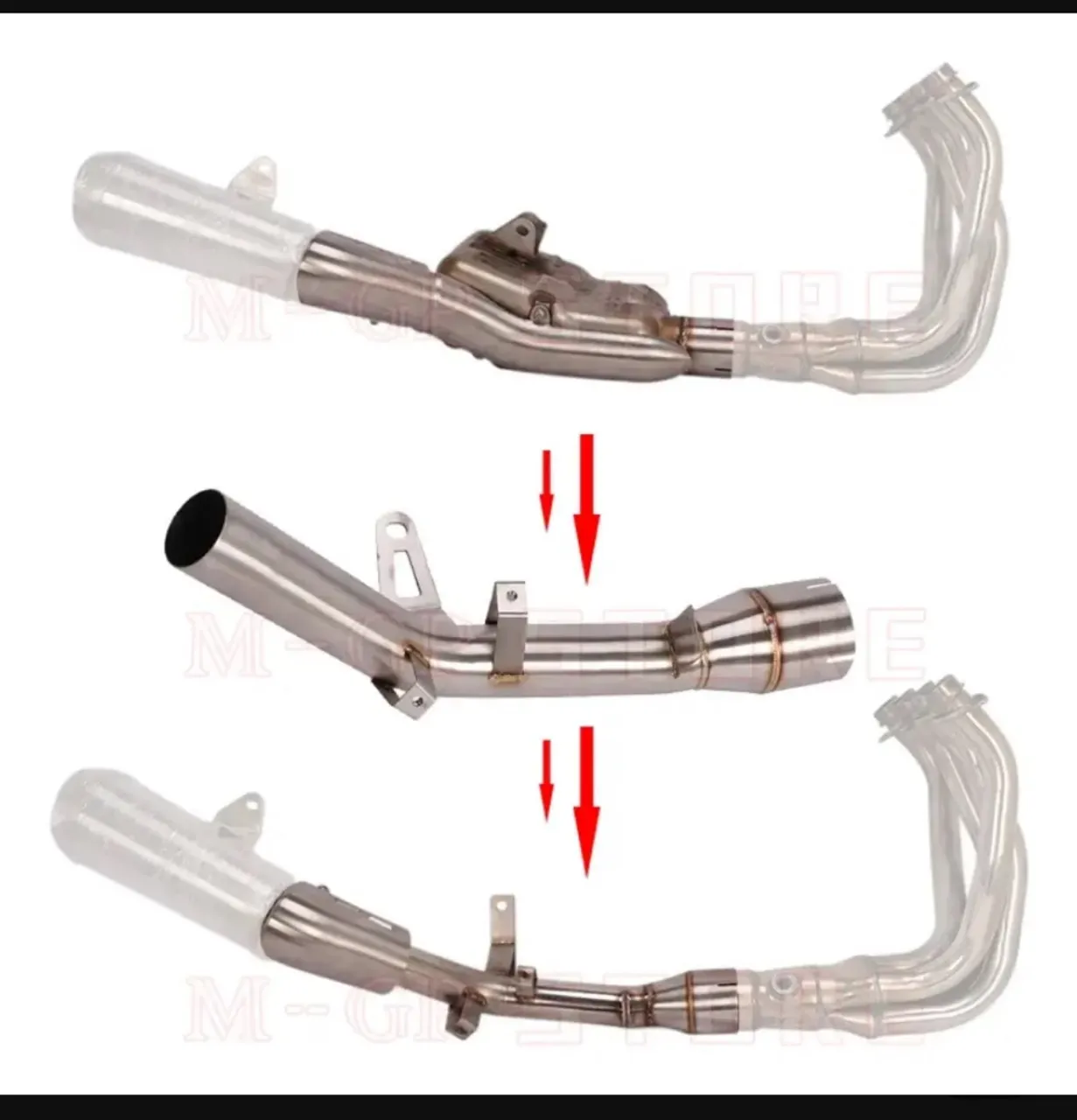 2015年　Els Escurçons Escape lougan RS Kawasaki zx6r 636 - Peças para motos - Vila Nova