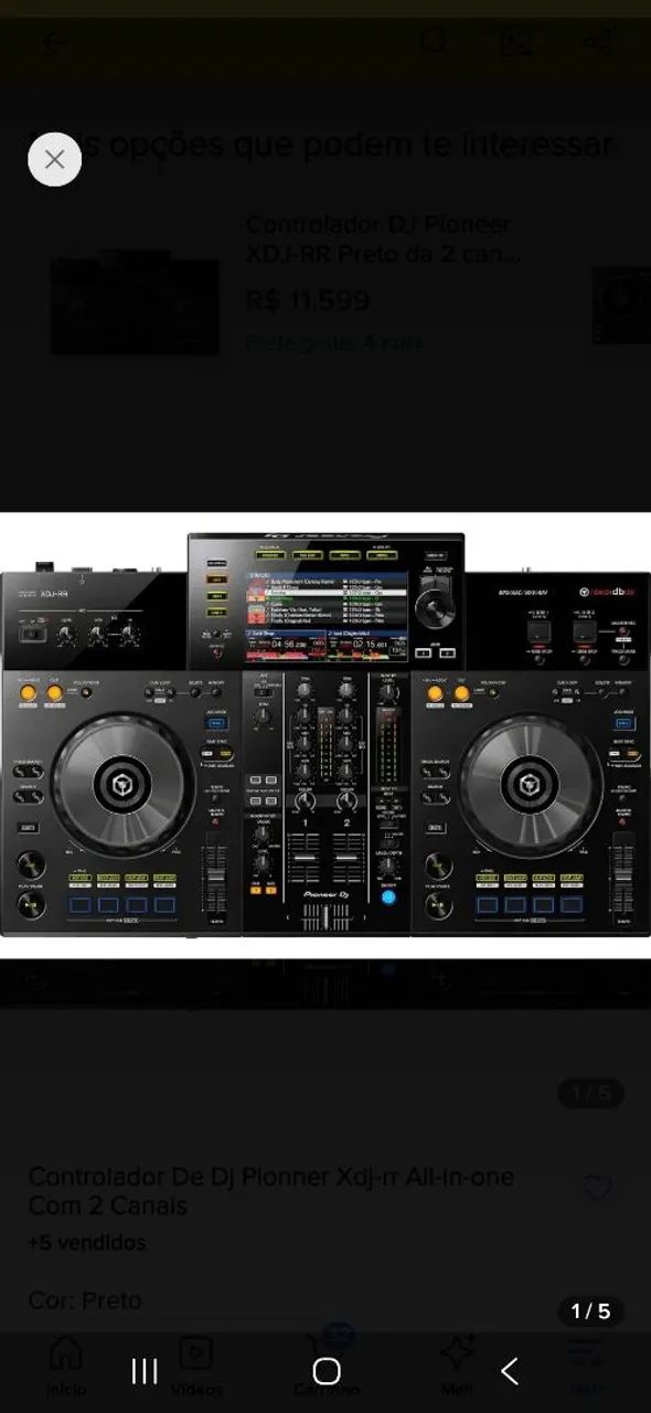 Controladora XDJ Pionner RR 2 canais - Foto 5