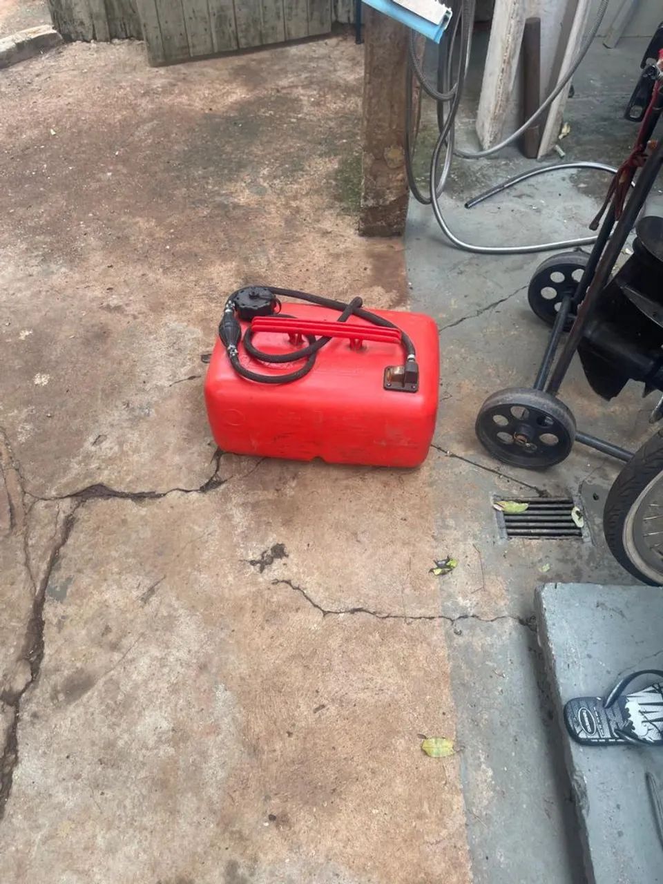 Barco,motor,tanque,carretinha. - Foto 3