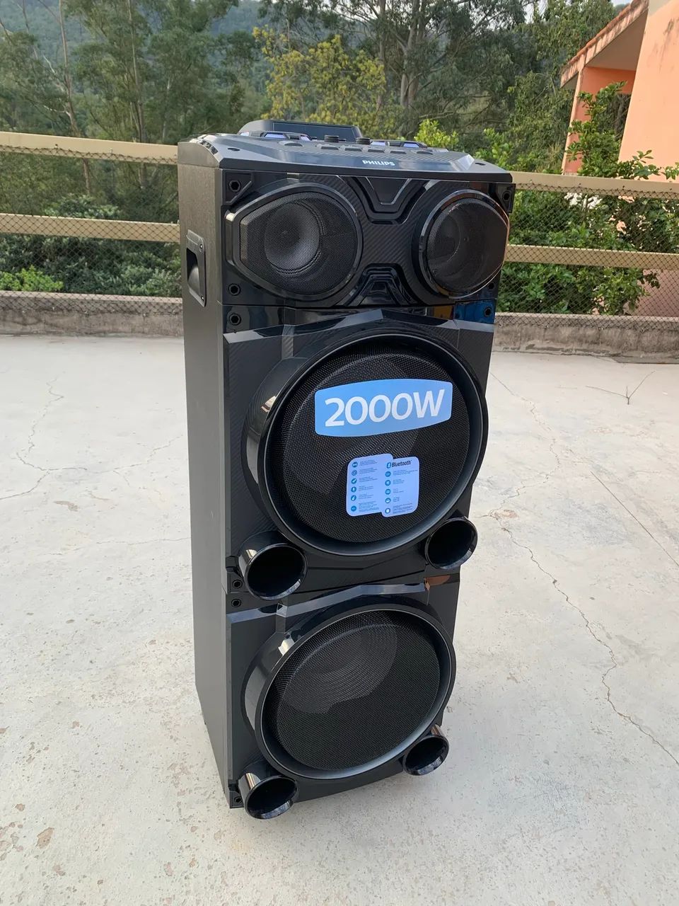 Caixa de som Philips *nova* 2000W 