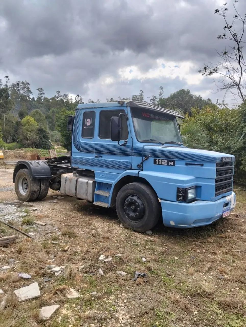 112 SCANIA PEÇAS RETIRADA 
