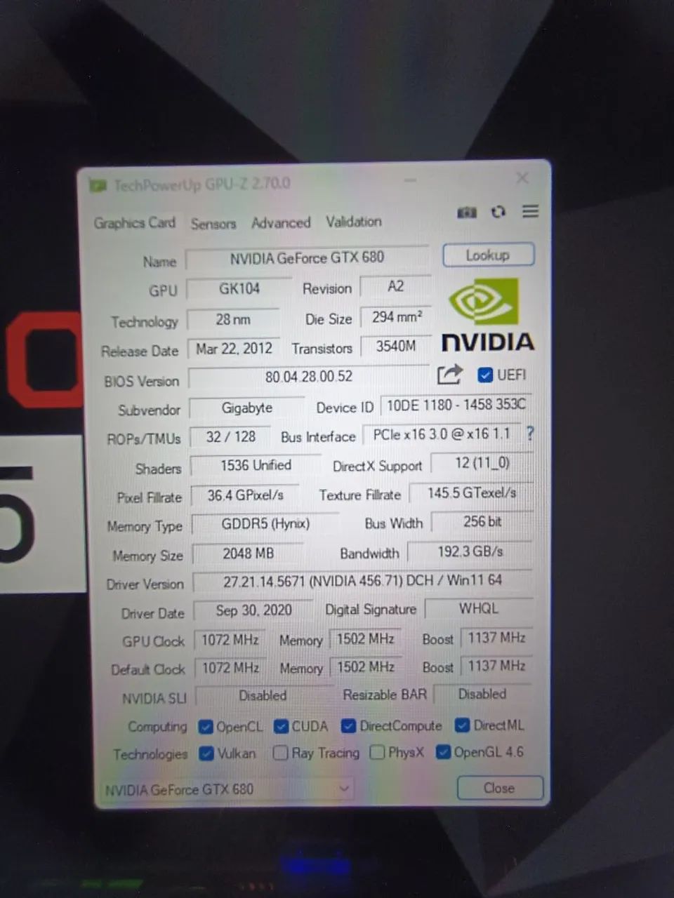 Placa de vídeo GTX 680 WindForce 3X OC GIGABYTE - Foto 4