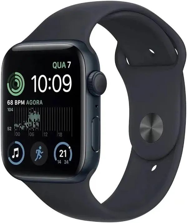 Apple Watch SE 3ª Geração 44MM Preto - Novo