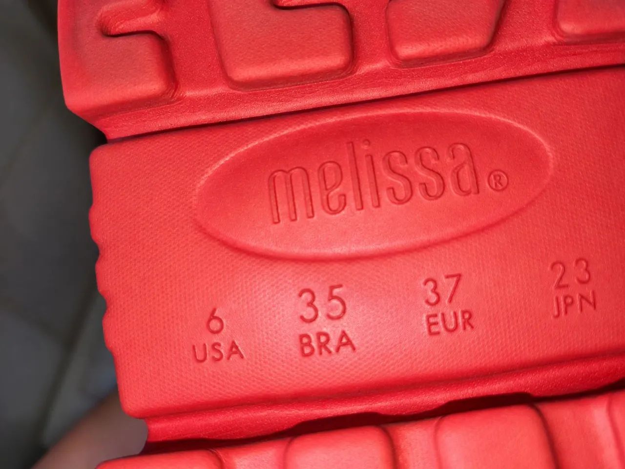 Bota Melissa Rebel Vermelha n° 35 - Foto 2