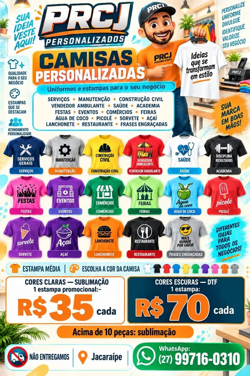 Camisas personalizadas 
