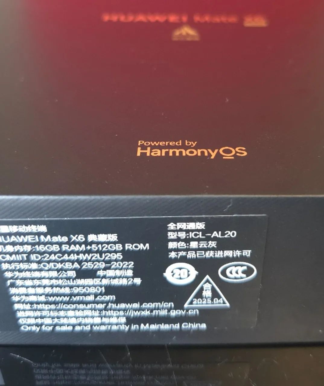 Huawei Mate X6 - Caixa aberta, usado apenas em testes - Impecável - Foto 4