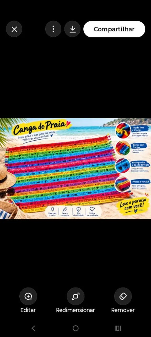 Manu modas biquínis e cangas várias cores e modelos de boa qualidade com preço  47, reais  - Foto 4