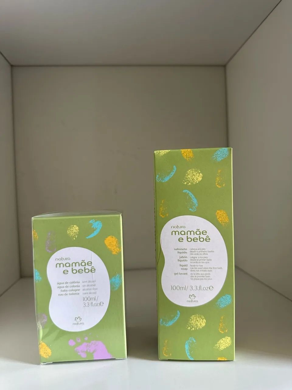 Mamãe bebê kit com sabonete liquido