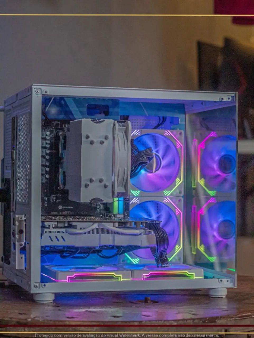 Desktop Gamer Ryzen 7 2700X, 16gb, 512gb NVMe, RX 580, Air Cooler, Fonte 500W - Foto 2