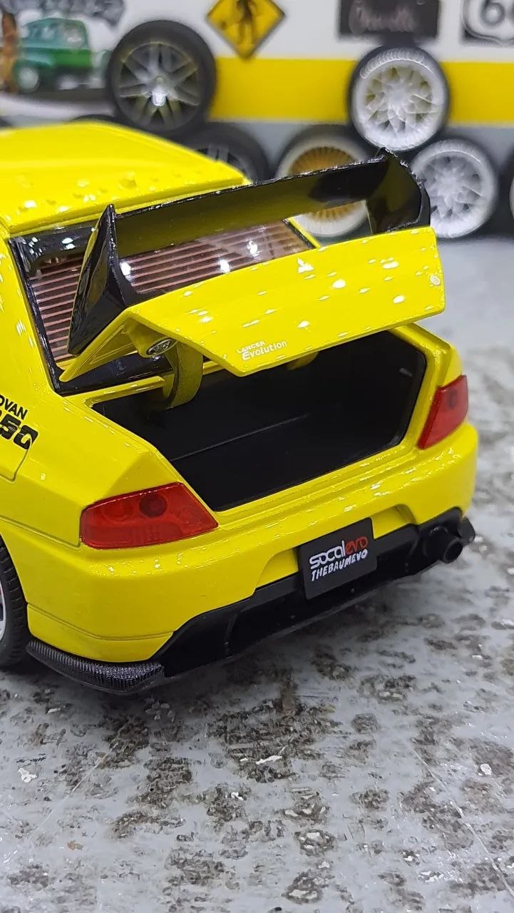 Miniatura Coleção 1:24 - Mitsubishi evo Drift  - Foto 5
