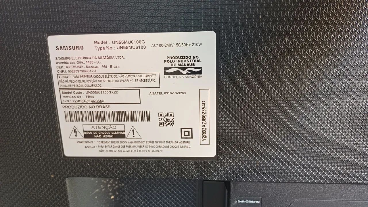 SMARTV'S Samsung 58 e 50 polegadas Retirada de Peças - Foto 3