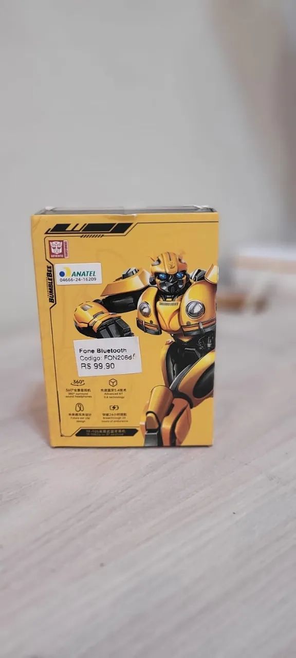 Fone Bluetooth Transformes Bumblebee TF-T05 - Foto 2