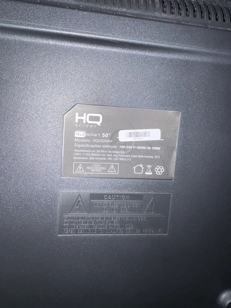 Televisão HQ 50 polegadas smart com defeito  - Foto 2
