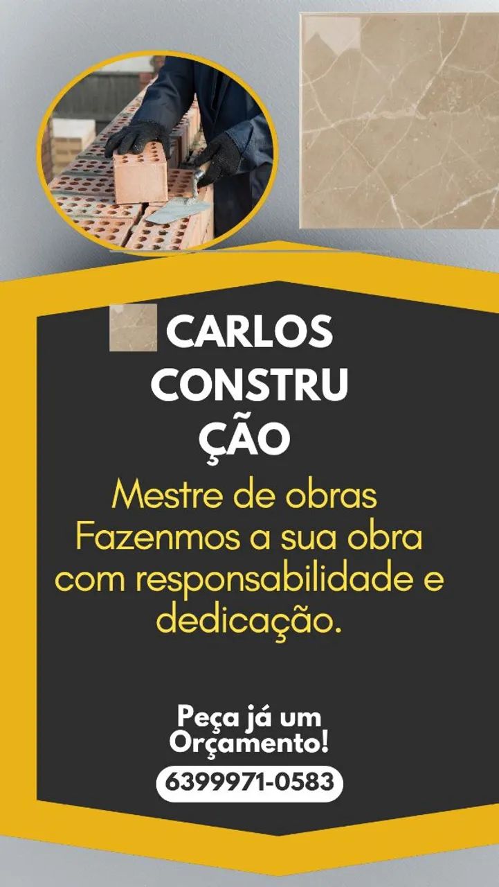  Pronto pra fazer a sua obra.