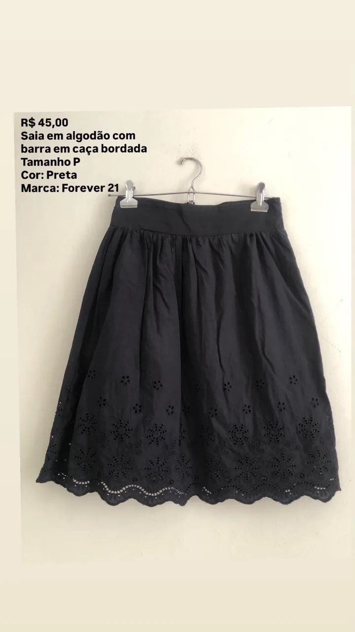 Saia tamanho P Forever 21 - Foto 3