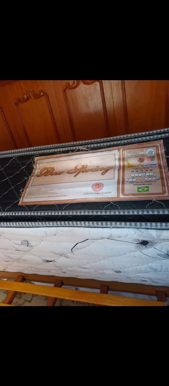 Cama de casal com colchão ortopédico  - Foto 3