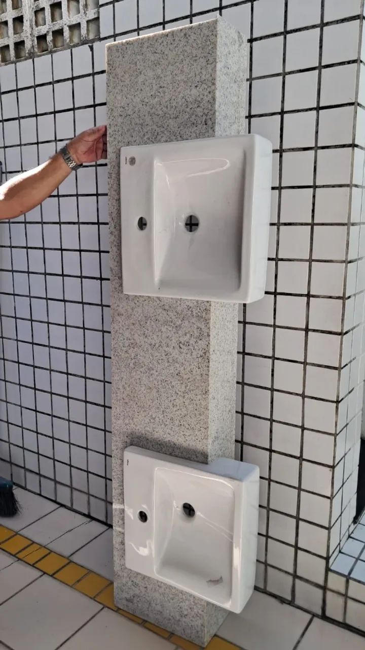Bancada com cubas em granito para banheiro - NOVAS - Foto 2