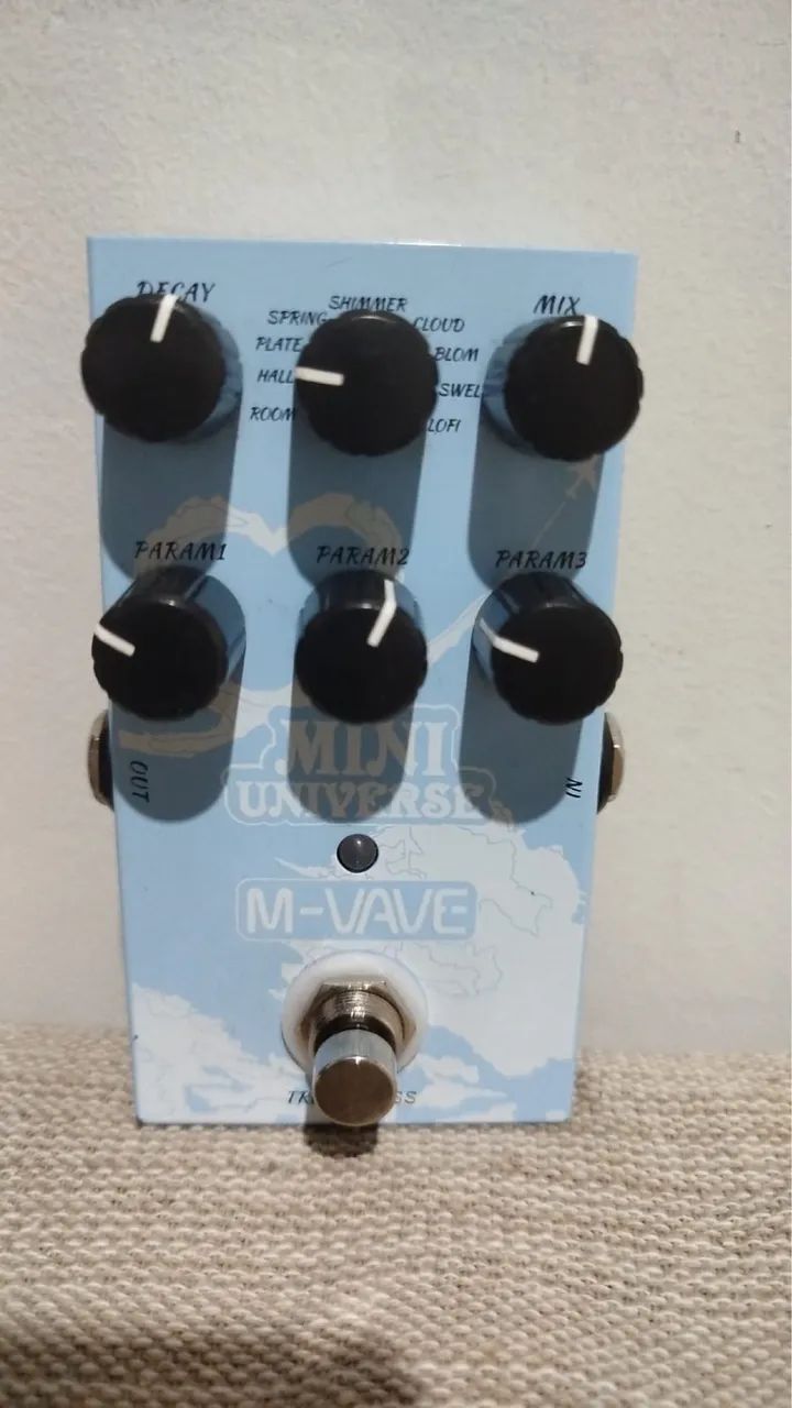 Delay e Reverb M-Vave Mini Universe Elemental