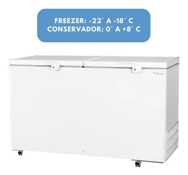 2本 30,000円セット Freezer Horizontal 2 Tampas Dupla Ação 503L 220V Branco HCED503C R