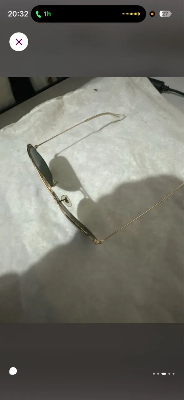 Óculos rayban aviador original  - Foto 2